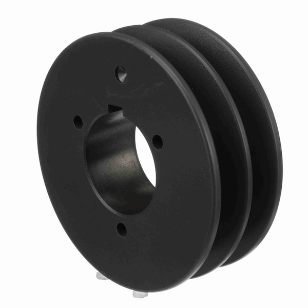 2 Groove Cast Iron Bushed Bore Multiple Sheave, 2TB44
